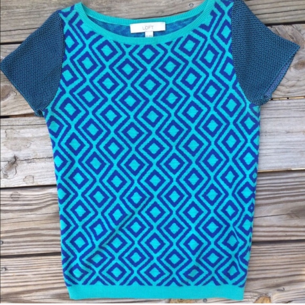 LOFT xs short sleeve sweater
